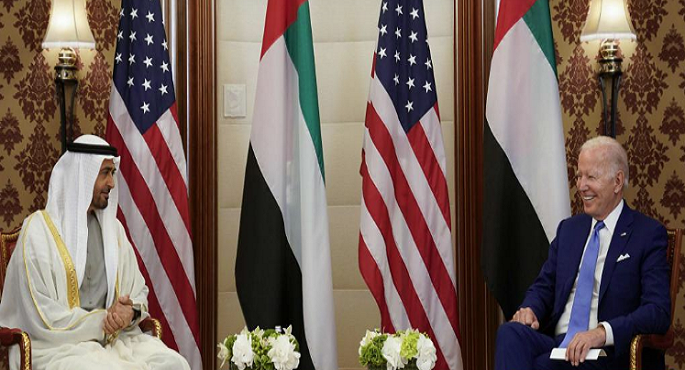 رئيسا الإمارات وأمريكا يؤكدان على التنسيق بشأن التحديات الإقليمية والعالمية
