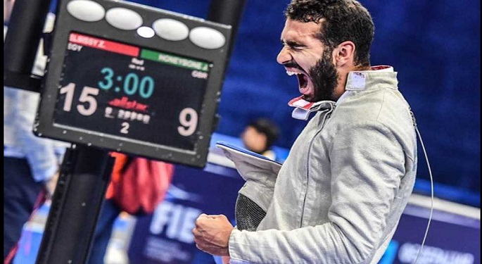 زياد السيسي يحصد الذهبية العاشرة لمصر بدورة ألعاب المتوسط