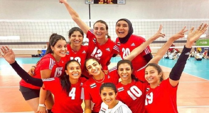 سيدات الطائرة أمام جامبيا بدورة الألعاب الأفريقية التى تستضيفها غانا