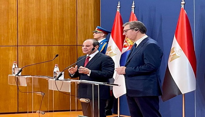 بالفيديو .. الرئيس السيسي يؤكد تطلع مصر لتعزيز علاقات التعاون مع صربيا في كافة المجالات