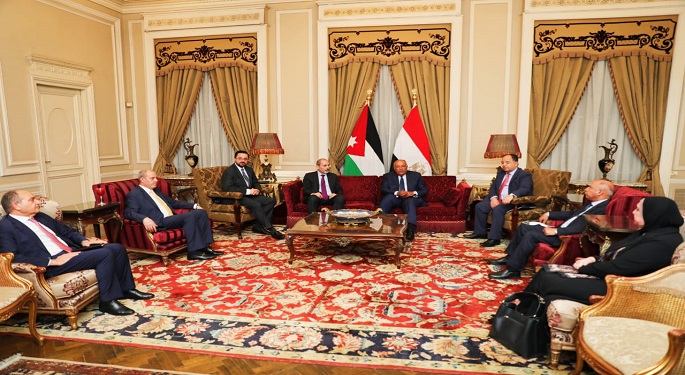 صور وفيديو.. شكري ونظيره الأردني يعقدان مشاورات موسعة بمشاركة عدد من الوزراء وكبار المسئولين
