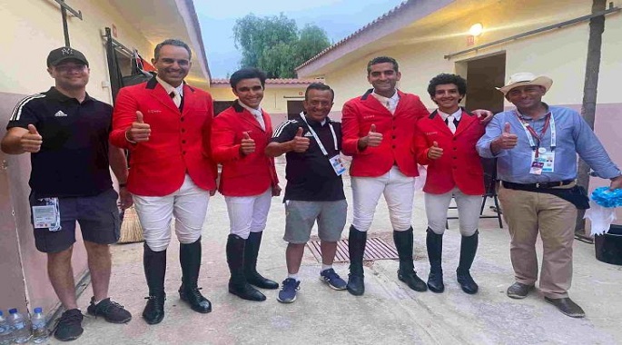 مصر تفوز بفضية جديدة فى منافسات الفرق فى الفروسية بدورة ألعاب البحر المتوسط