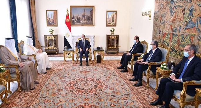 بالفيديو والصور.. الرئيس السيسي يعرب عن تطلع مصر لدعم التعاون مع الإمارات