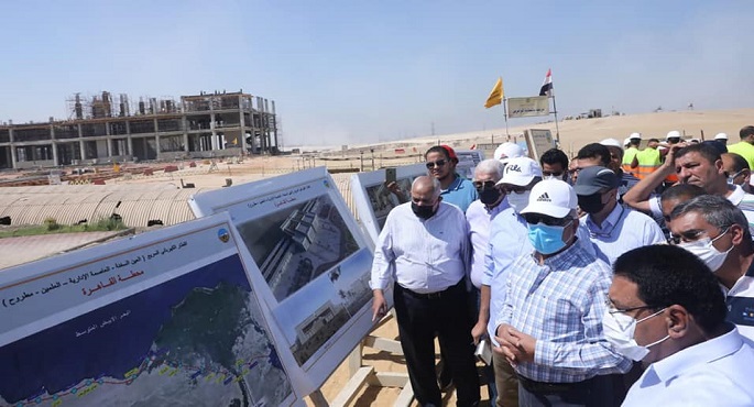بالصور.. وزير النقل يتابع أعمال تنفيذ الخط الأول من مشروع شبكة القطار الكهربائي السريع