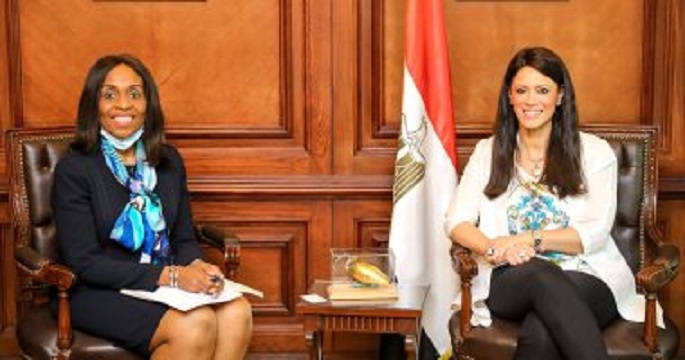 وزيرة التعاون الدولي تلتقي نائب رئيس البنك الأفريقي للتصدير والاستيراد
