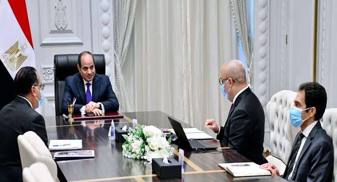 الرئيس السيسي يستعرض الموقف التنفيذي الحالي لمشروعات وزارة الاسكان على مستوى الجمهورية