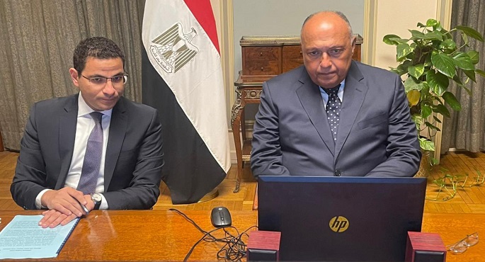 شكري يشارك عبر الفيديو كونفرانس في افتتاح الاجتماع الإقليمي لدول الكاريبي حول تغير المناخ