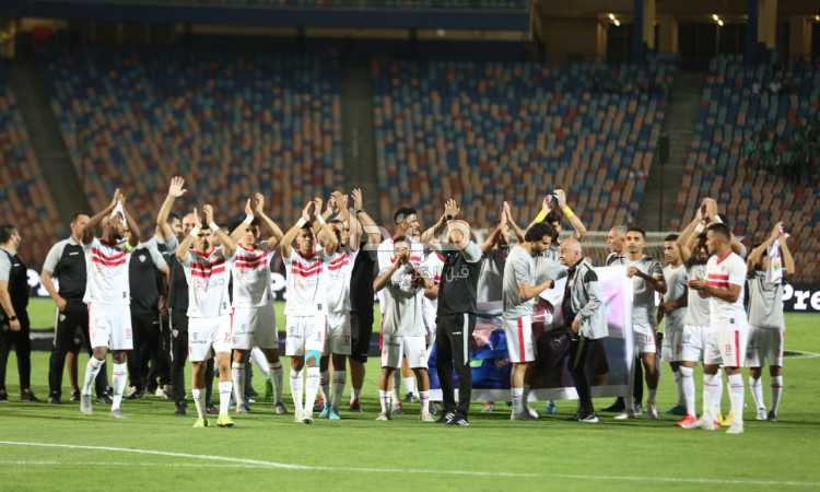 الزمالك يتعادل مع الاتحاد السكندري بهدف لكل منهما في احتفالية التتويج بالدوري