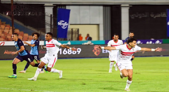الزمالك يضرب بيراميدز بثلاثية ويبتعد بصدارة الدوري
