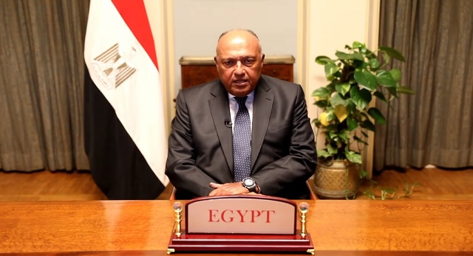 بالفيديو.. شكري يؤكد أهمية دفع العمل الجماعي لأجندة المناخ وتحويل الالتزامات إلى مرحلة التنفيذ الفعلي