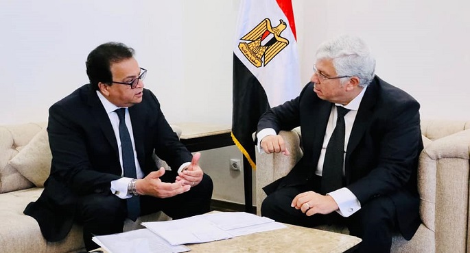 وزيرا الصحة والتعليم العالي يعقدان اجتماعًا لمناقشة الملفات المُشتركة بين الوزارتين