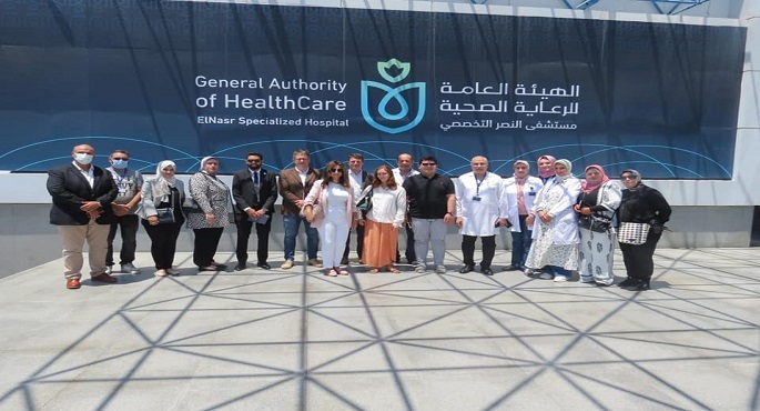 بالصور.. هيئة الرعاية الصحية تستقبل وفدًا رفيع المستوى من اكسبرتيس فرانس بمنشآتها ببورسعيد