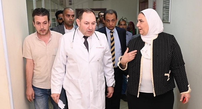 القباج تزور مصابي حادث كنيسة امبابة .. وتقرر صرف إعانات عاجلة لأسر الضحايا والمصابين