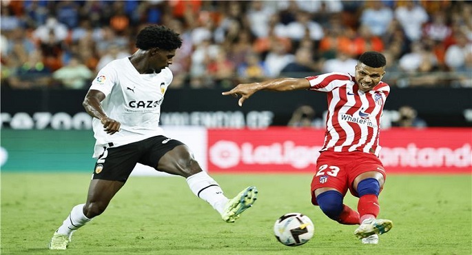 أتلتيكو مدريد يهزم فالنسيا بهدف في الليجا