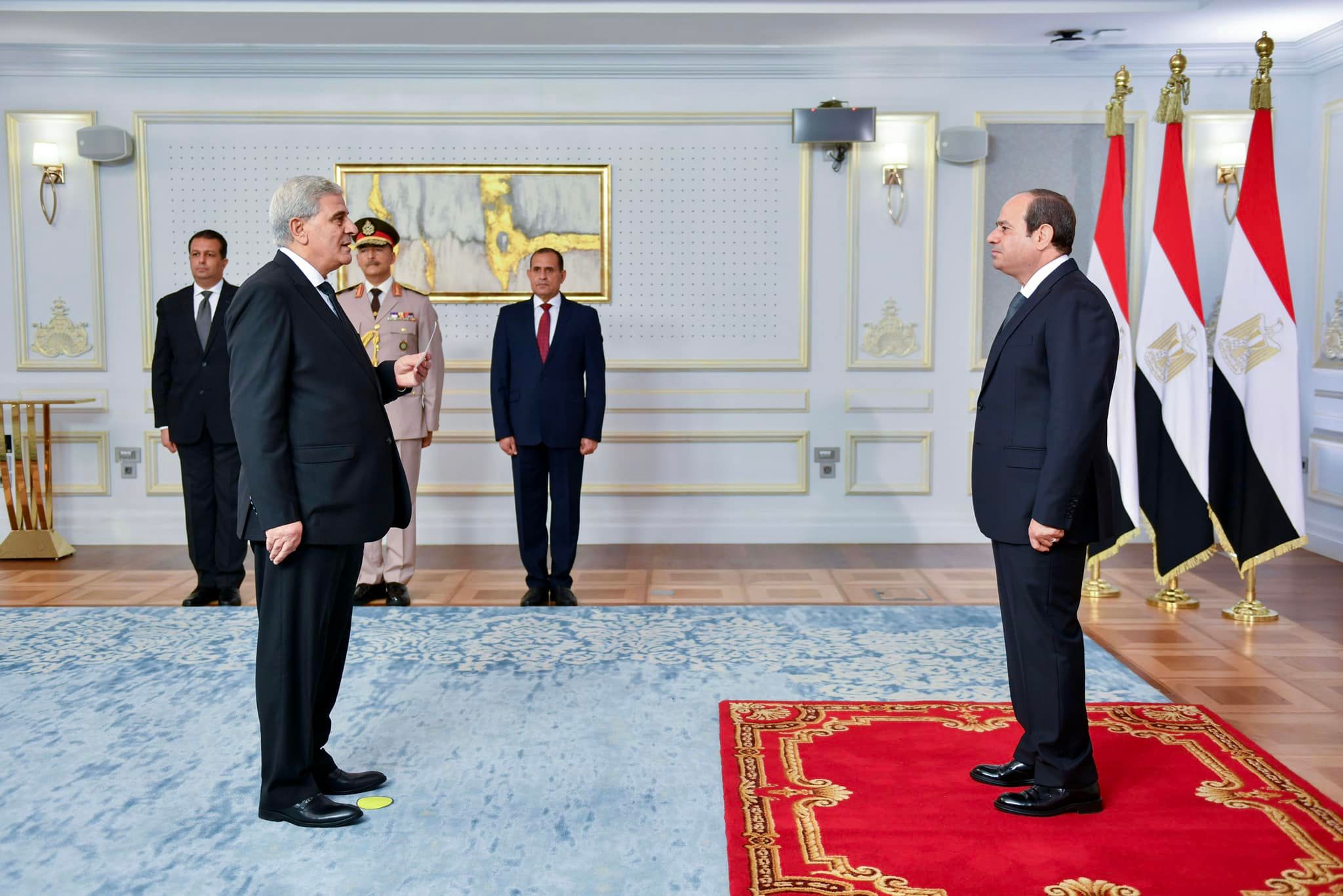 المستشار عدلي عبد الفتاح زايد يؤدي اليمين الدستورية رئيسًا لهيئة النيابة الإدارية أمام الرئيس السيسي