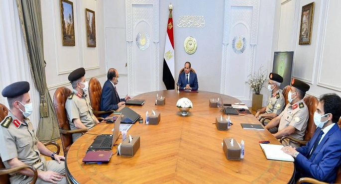 الرئيس السيسي يتابع الموقف الإنشائي لمشروعات الهيئة الهندسية على مستوى الجمهورية
