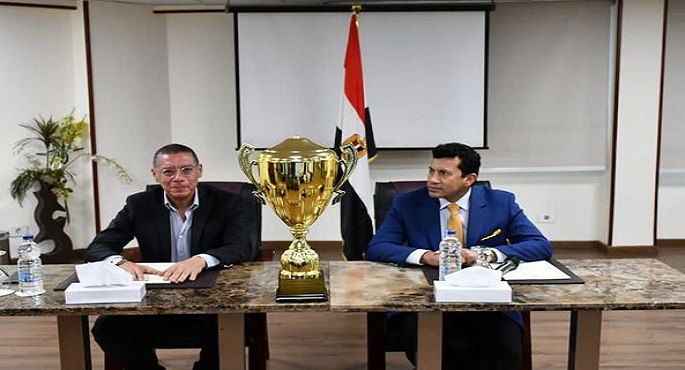 بالصور.. وزير الشباب يكرم المنتخب المصري للكرة الطائرة بعد حصوله على البطولة الأفريقية
