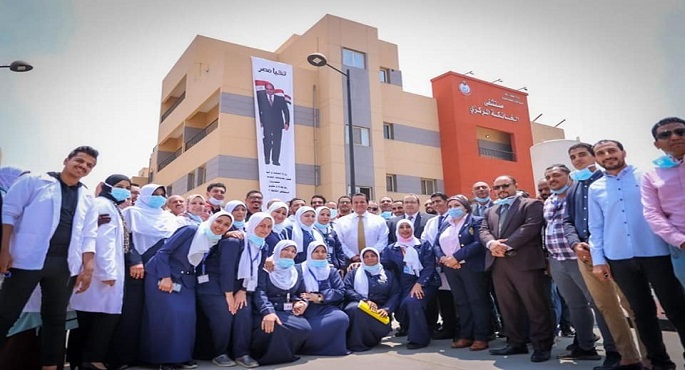 بالصور .. وزير الصحة: الانتهاء من كافة أعمال تطوير ورفع كفاءة مستشفى الخانكة المركزي