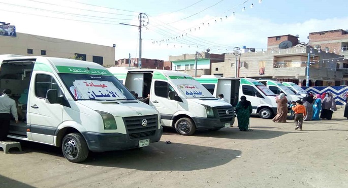 وزارة الصحة تطلق 5 قوافل طبية ضمن مبادرة حياة كريمة