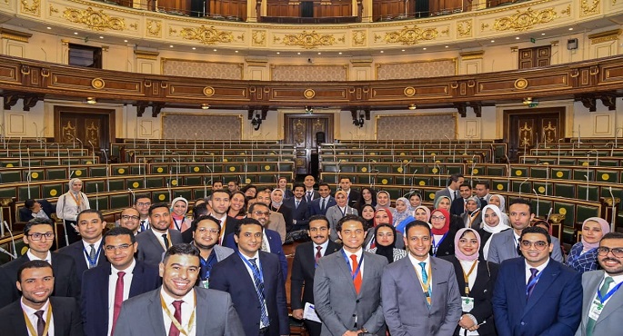 بالصور..مجلس النواب يستقبل متدربي البرنامج الرئاسي لتأهيل الشباب للقيادة