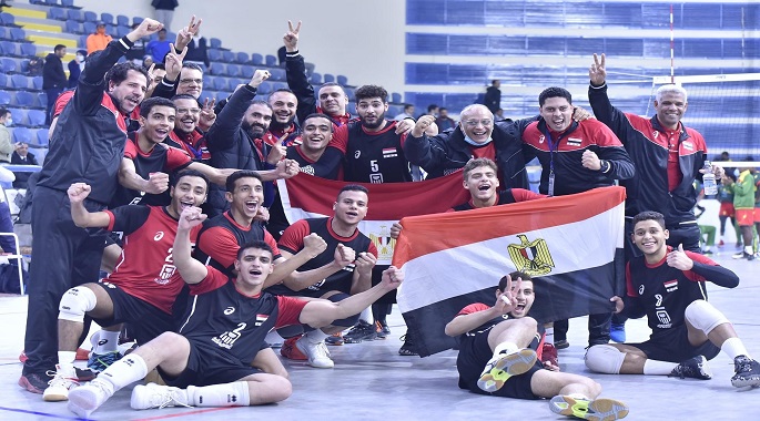 منتخب شباب الطائرة يواجه تونس في نهائي بطولة أفريقيا الليلة
