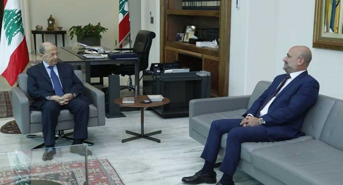 الرئيس اللبناني يبحث مع رئيس لجنة الشباب بمجلس النواب تطورات تشكيل الحكومة الجديدة