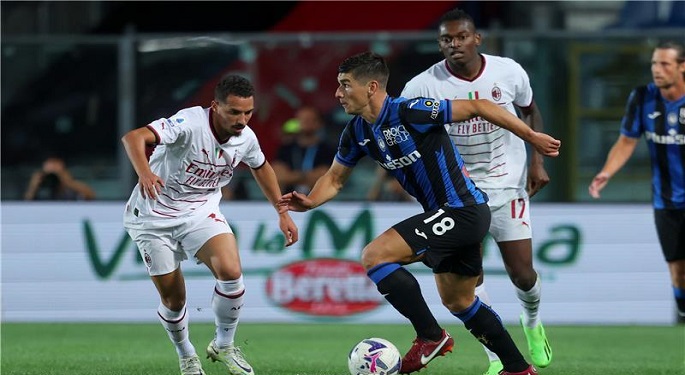 التعادل يحسم مواجهة ميلان وأتالانتا في الدوري الإيطالي