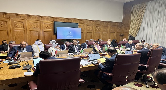 وزراء الخارجية العرب يعقدون اجتماعا تشاوريا بمقر الجامعة العربية قبيل انطلاق أعمال دورتهم العادية 158