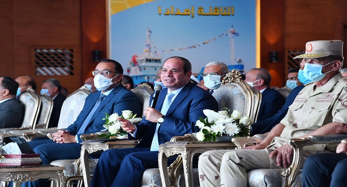 الرئيس السيسي: الدولة حريصة على توفير مخزونات استراتيجية من السلع لاتقل عن 6 أشهر