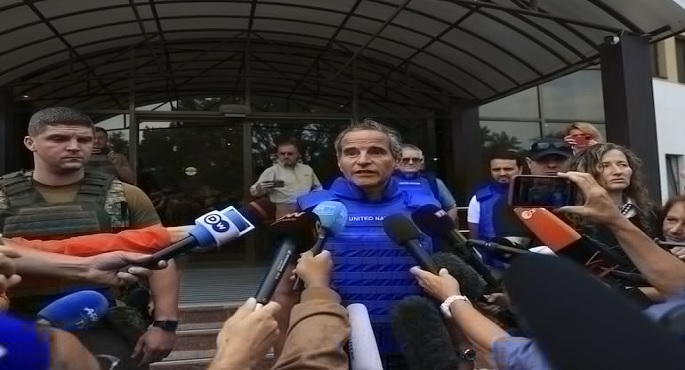 “الطاقة الذرية”: استهداف محطة كاخوفسكايا يهدد محطة زابوريجيا الكهرذرية