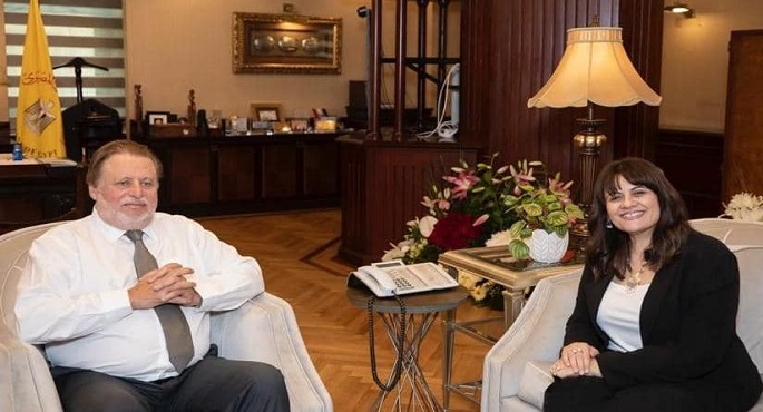 بالصور .. وزيرة الهجرة والقائم بأعمال محافظ البنك المركزي يبحثان التعاون لتقديم تيسيرات للمصريين بالخارج