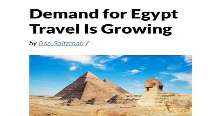 بالصور .. موقع Travel Market Report: تزايد الطلب السياحي على مصر