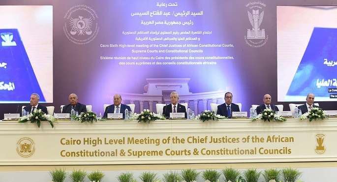 افتتاح الاجتماع السادس لرؤساء المحاكم الدستورية والمحاكم العليا والمجالس الدستورية الإفريقية بحضور رئيس الوزراء