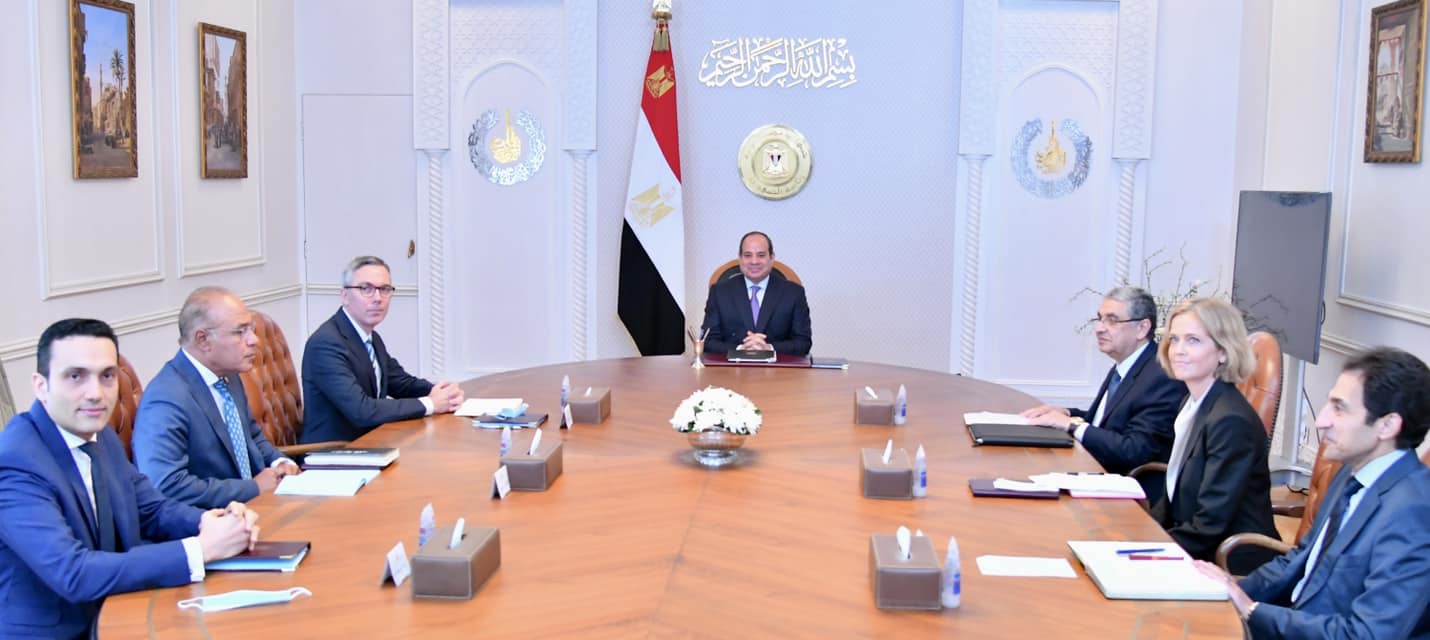 الرئيس السيسي يستقبل رئيس “سكاتك”.. ويؤكد: قطاع الطاقة الخضراء يحظى بدعم غير مسبوق