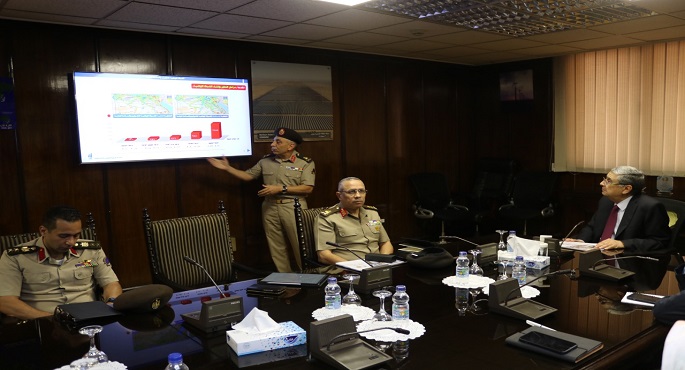 بالصور.. وزير الكهرباء ومدير إدارة الإشارة بالقوات المسلحة يبحثان سبل الإستفادة من الشبكة الوطنية الموحدة للطوارئ والسلامة العامة