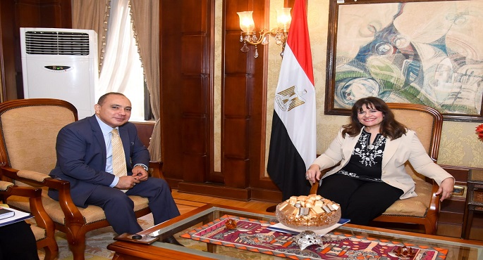 بالصور .. وزيرة الهجرة تستقبل سفير مصر في كينيا قبيل استلام مهام عمله