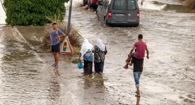 تضرر 19 ألف أسرة نازحة من الأمطار بمحافظة مأرب