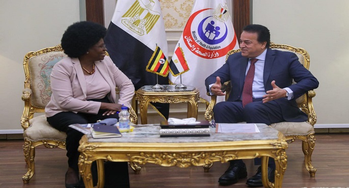 بالصور.. وزير الصحة يبحث مع وزيرة العلوم والابتكار بأوغندا التعاون في دعم تطوير التصنيع الطبي والدوائي