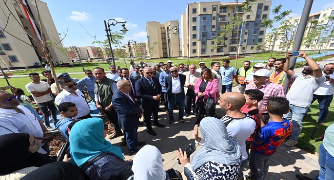 بالصور.. الجزار يتجول بمواقع وحدات المبادرة الرئاسية “سكن لكل المصريين” لمنخفضى الدخل بمدينة حدائق العاصمة