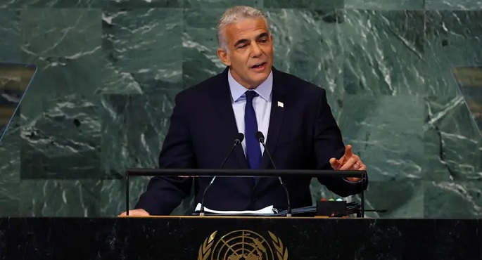 يائير لابيد: حل الدولتين هو “الشيء الصحيح” بالنسبة لإسرائيل