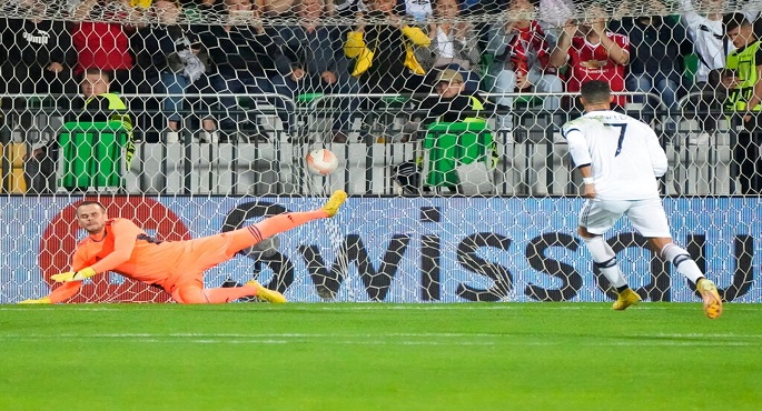 فوز مانشستر يونايتد على شيريف تيراسبول بهدفين بالدوري الأوروبي