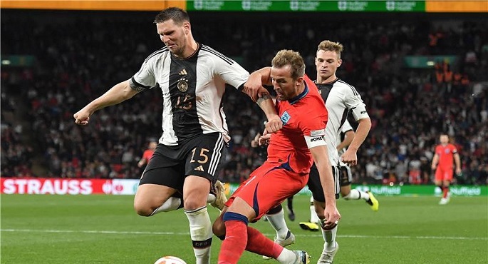 إنجلترا تتعادل مع ألمانيا وتودعان دوري الأمم الأوروبية