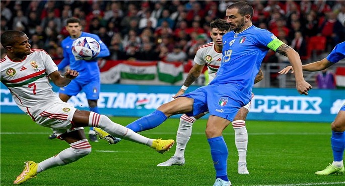 إيطاليا تهزم المجر بهدفين وتتأهل لنصف نهائي دوري الأمم
