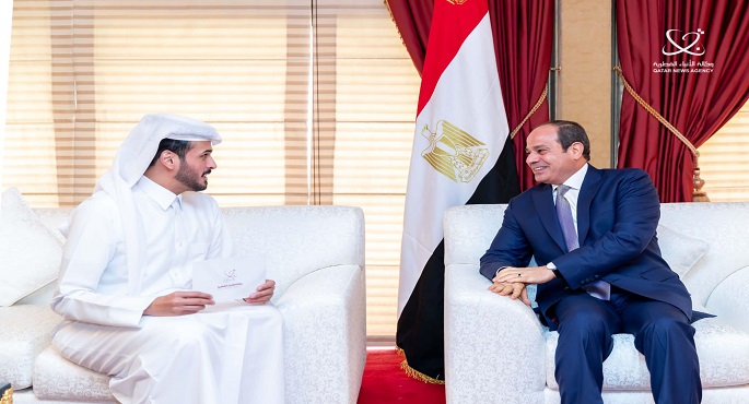 الرئيس السيسي لوكالة الأنباء القطرية: ضرورة تركيز الجهود العربية للتنسيق والشراكة من أجل التكامل السياسي والاقتصادي