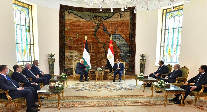 بالصور .. الرئيس السيسي يؤكد أهمية تكاتف كافة الجهود لدعم الموقف الفلسطيني والحفاظ على التهدئة خاصةً بغزة