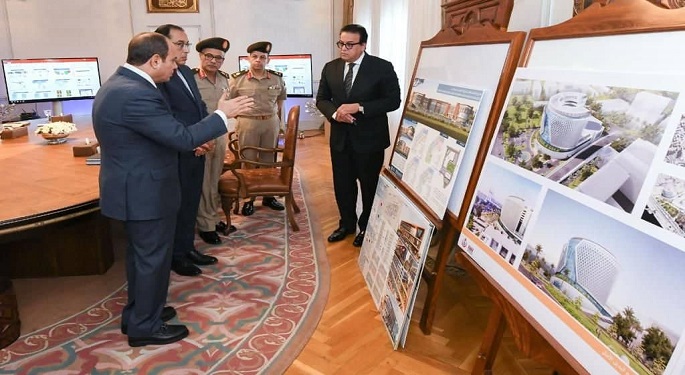 السيسي يتابع جهود تطوير منظومة الصحة ويوجه بسرعة تطبيق الحوافز المادية للأطقم الطبية