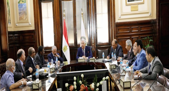 وزير الزراعة يبحث مع وفد المركز الدولي للأسماك تعزيز التعاون المشترك بين الجانبين