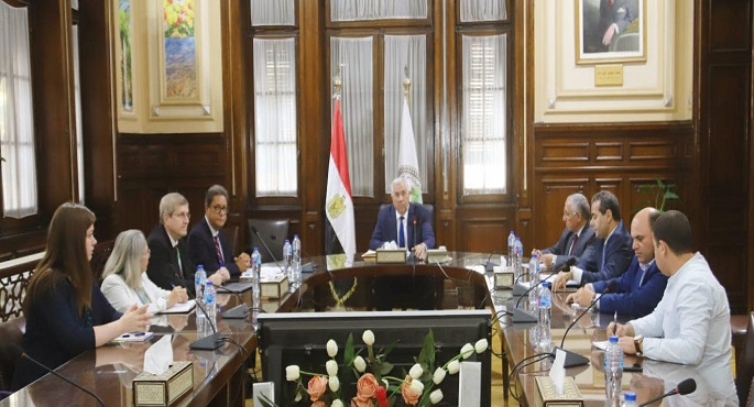 القصير يبحث مع مدير ايكاردا كيفية الاستفادة من البحوث التطبيقية والاستعداد لمؤتمر المناخ cop27