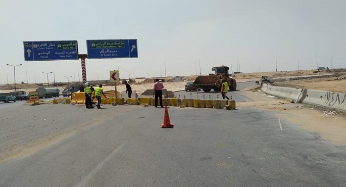 تحويلات مرورية بالقاهرة الجديدة لمدة شهرين لاستكمال أعمال مشروع المونوريل
