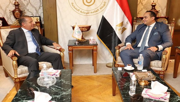 رئيس هيئة الرعاية الصحية يلتقي محافظ المنطقة الروتارية 2451 (روتاري مصر) لبحث التعاون المشترك
